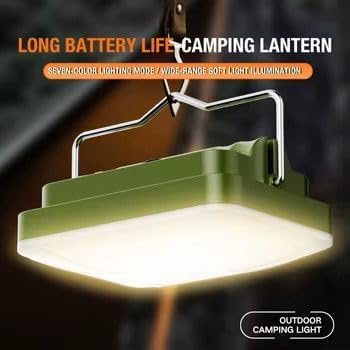 Multi-Functional LED Camping Light with USB Fast Charge, Hanging Hook, Super-Strong Magnet, White, for Fishing, Camping, Repair, Hiking