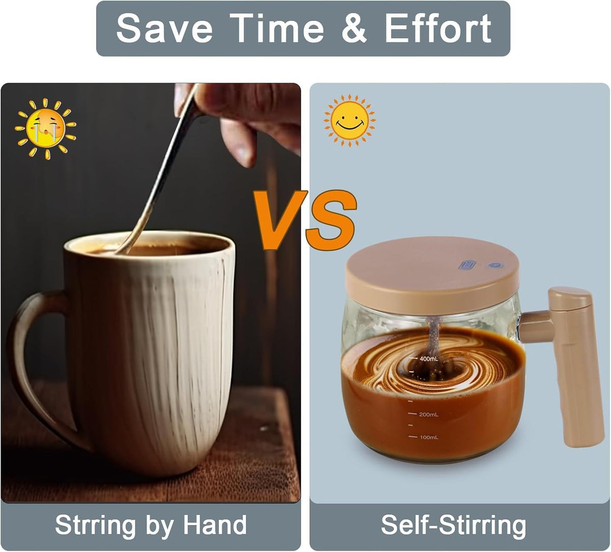 Premium quality Automatic mixing cup,Touch Switch and one click stirring,400 ml