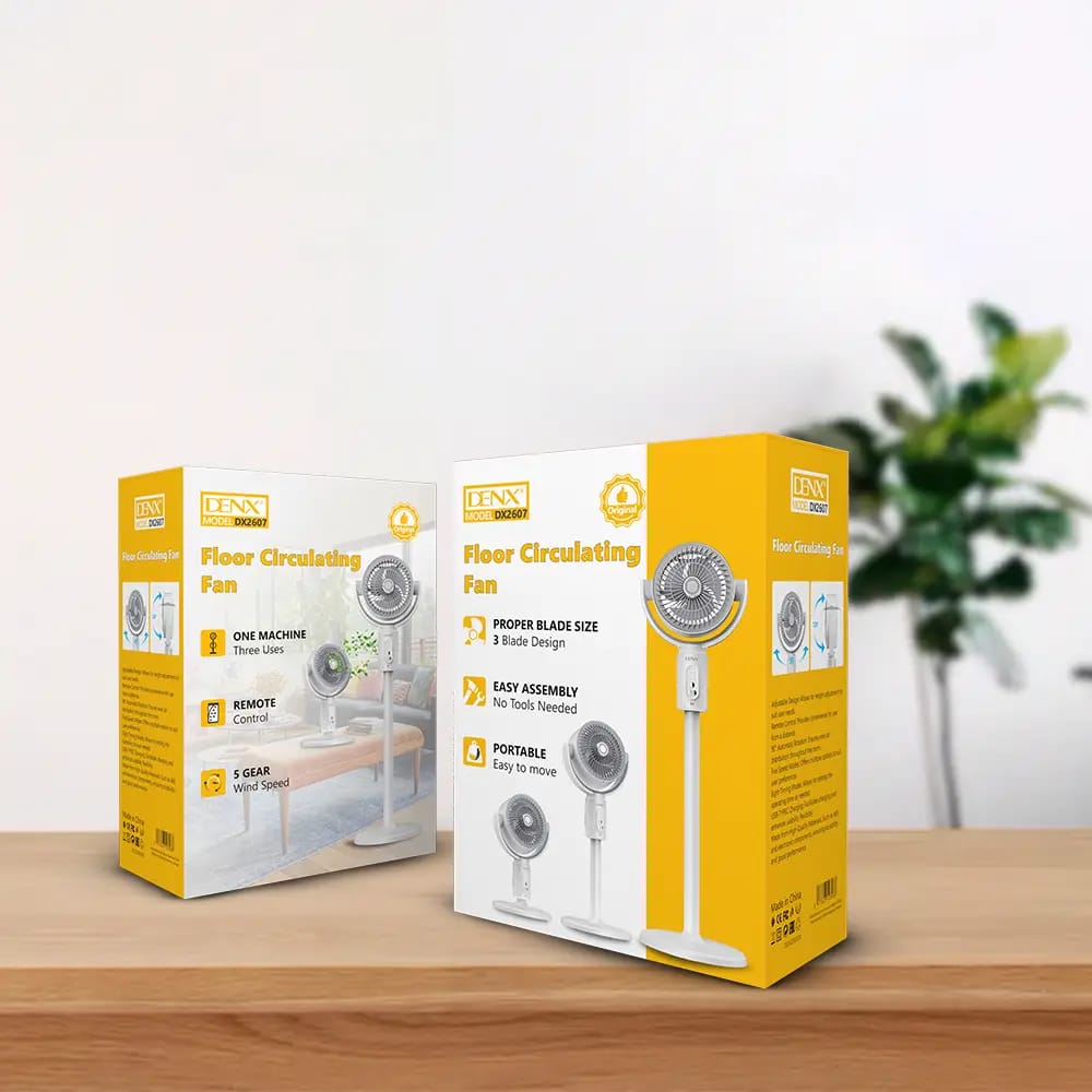 Smart Circulating Floor Fan Model No DX2607