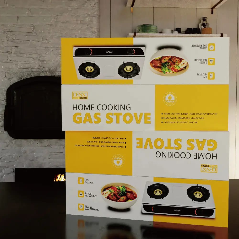 Lightweight Stainless Steel Gas Stove Model No DX2809