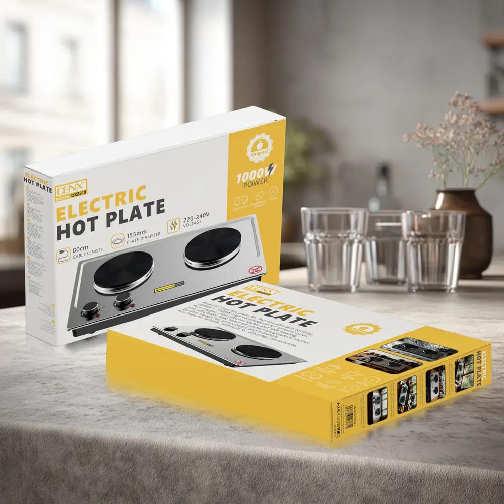 Dual Hot Plate Stove Model No DX2819