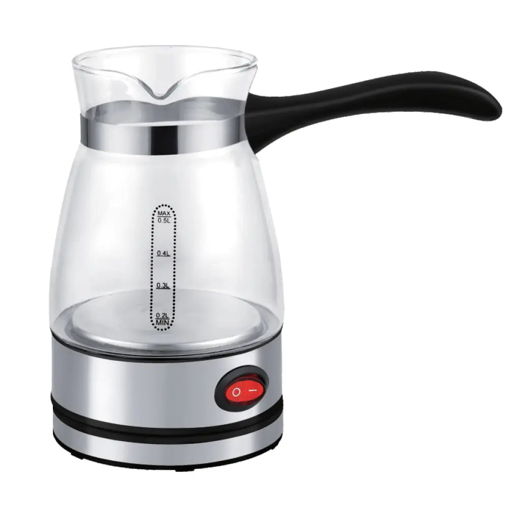 Premium Glass & Steel Coffee Pot