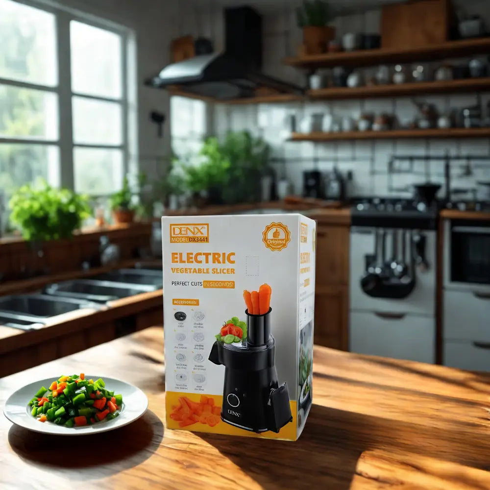 Professional Electric Vegetable Slicer (Multi-Disc Edition)