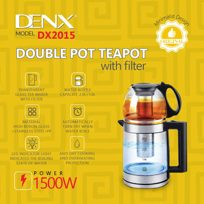 Luxury Double Pot Tea Maker Set