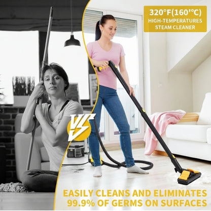 Steam Cleaner - 2000W, 2L Tank, 5 Bar High Pressure, Multipurpose Steam Cleaning Machine with Accessories for Floor, Tile, Kitchen, Bathroom and Car
