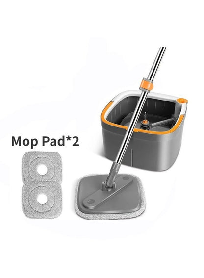 360° Smart Cleaning Mop with Self-Wringing Bucket