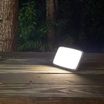 Multi-Functional LED Camping Light with USB Fast Charge, Hanging Hook, Super-Strong Magnet, White, for Fishing, Camping, Repair, Hiking