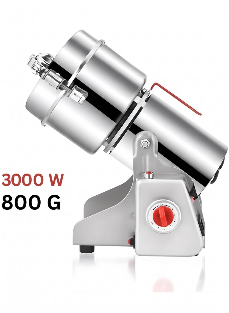 Electric Coffee Grinder, Grinder Machine Spice Grinder Bean Grinder 3000 W Multi Speeds Large Capacity 800G