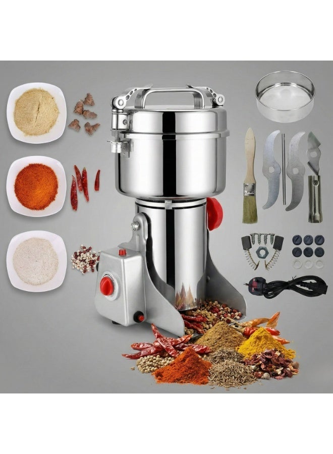 Electric Coffee Grinder, Grinder Machine Spice Grinder Bean Grinder 3000 W Multi Speeds Large Capacity 800G