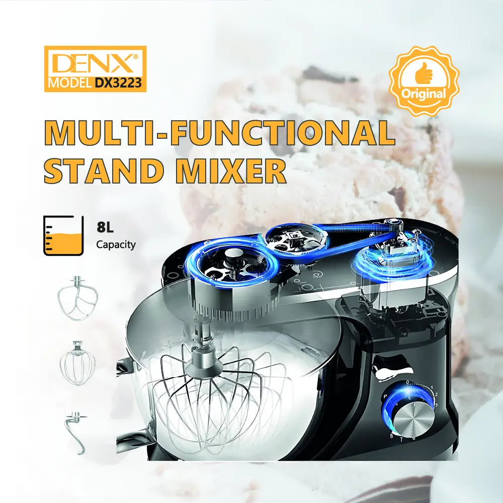 Professional Multi-Functional Stand Mixer (High Capacity)