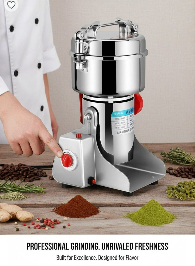 Electric Coffee Grinder, Grinder Machine Spice Grinder Bean Grinder 3000 W Multi Speeds Large Capacity 800G
