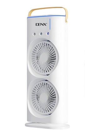 Denx Portable Double-Ended Spray Fan With Remote Control – Power by USB Type C Mist Cooling