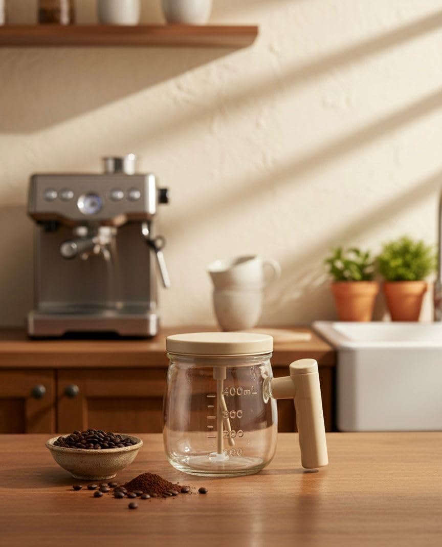 Premium quality Automatic mixing cup,Touch Switch and one click stirring,400 ml