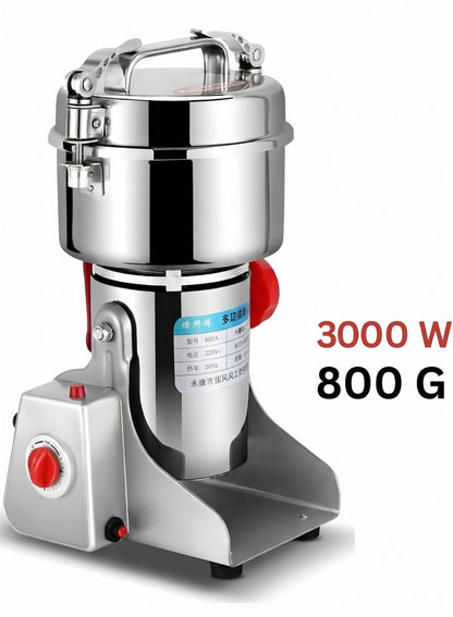 Electric Coffee Grinder, Grinder Machine Spice Grinder Bean Grinder 3000 W Multi Speeds Large Capacity 800G