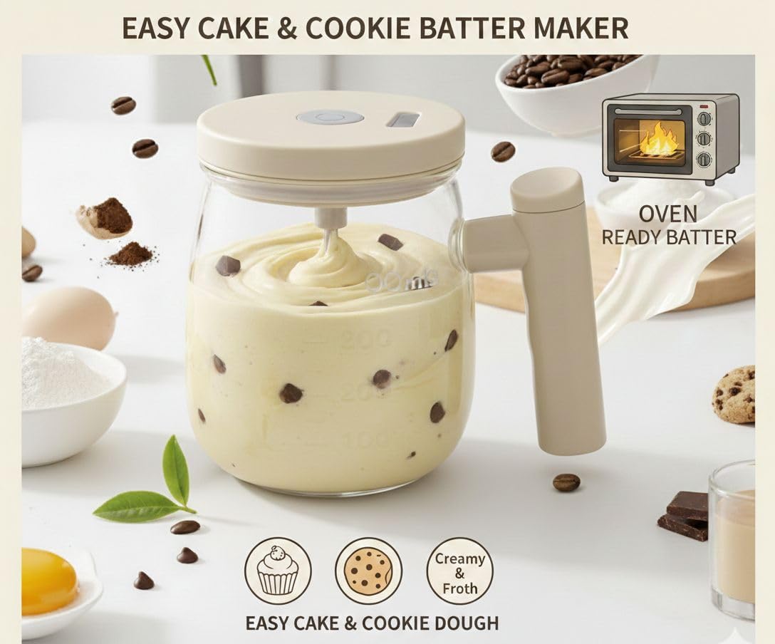 Premium quality Automatic mixing cup,Touch Switch and one click stirring,400 ml