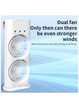 Denx Portable Double-Ended Spray Fan With Remote Control – Power by USB Type C Mist Cooling