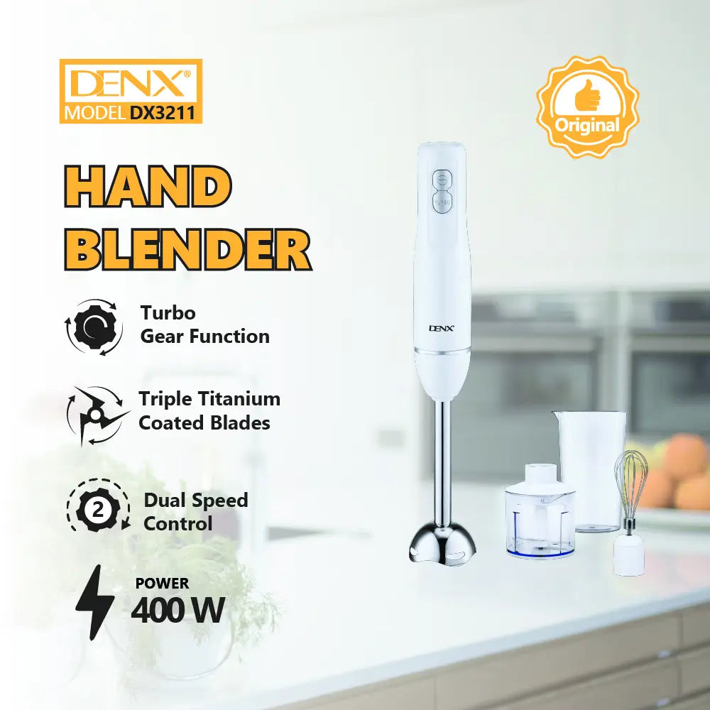 Professional 3-in-1 Hand Blender Set