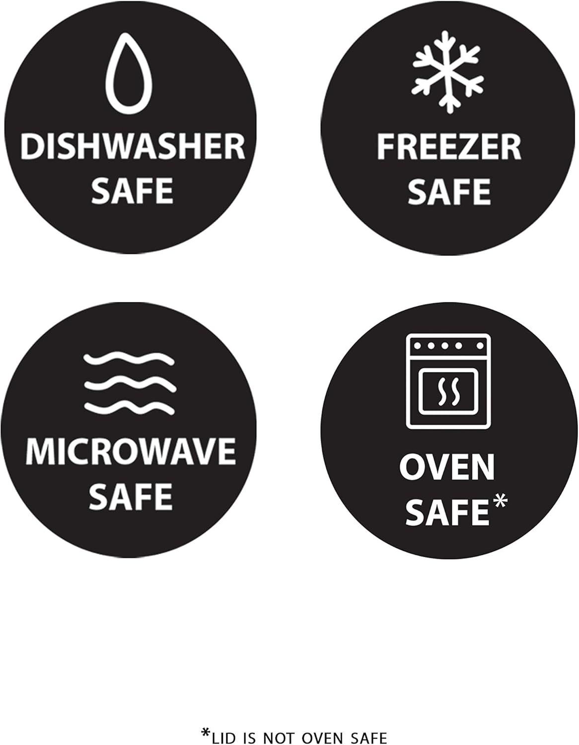 Fit & Fresh, 28 ounces, Set of 5 Locking Lids, Meal Prep, 5 Pack, Glass Storage Containers with Airtight Seal, 28 oz, 28.4 oz, Clear