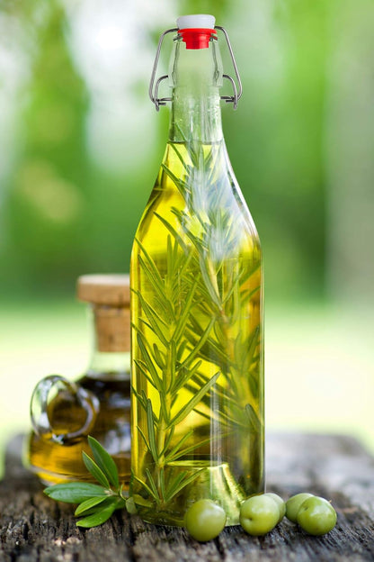 Flip Top Glass Bottle 1 Liter / 33 fl. oz [Pack of 4] Swing Top Brewing Bottle