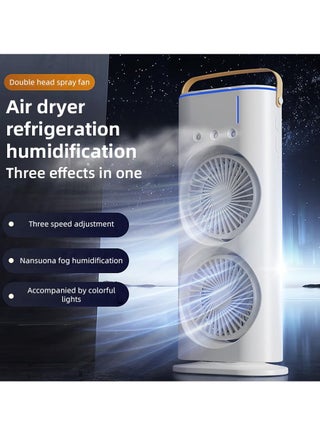 Denx Portable Double-Ended Spray Fan With Remote Control – Power by USB Type C Mist Cooling