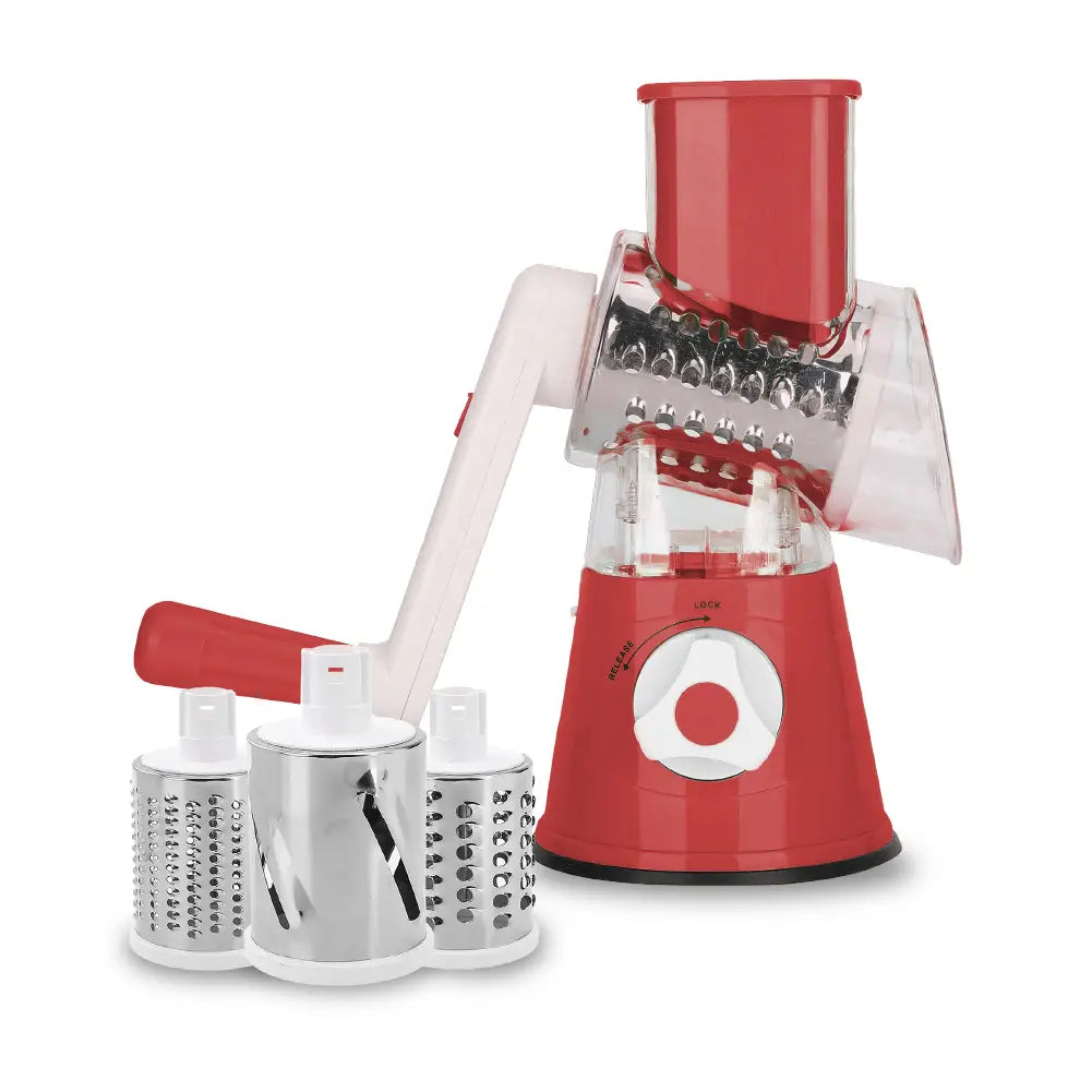 3-in-1 Hand-Crank Vegetable Cutter & Slicer