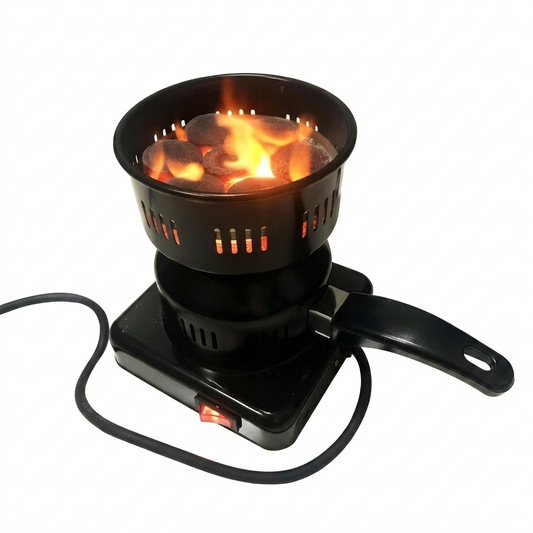 Electric Charcoal Starter, Fire Burner Stove - Removable Handle - For Boiler BBQ, Fire Entry And Coal Burner