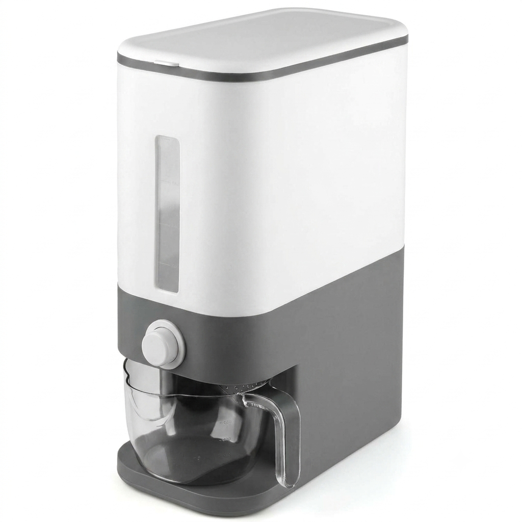 Premium Rice Dispenser with Measuring Cup