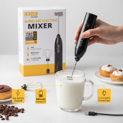 Wireless Portable Electric Mixer / Milk Frother