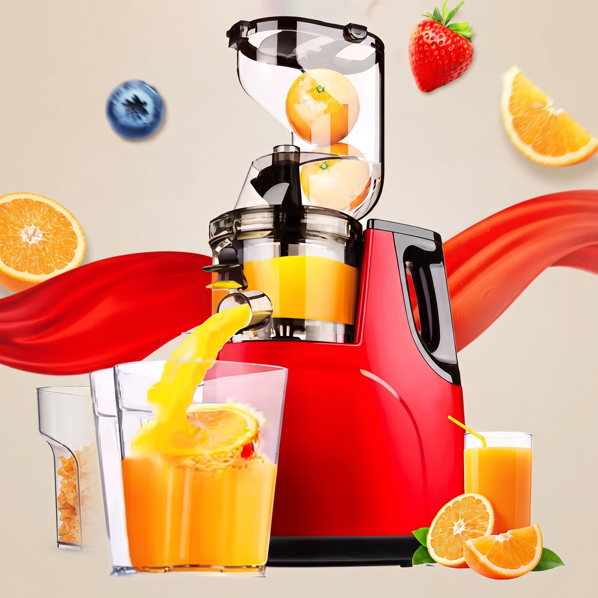 High-Power Slow Juicer (Cold Press)