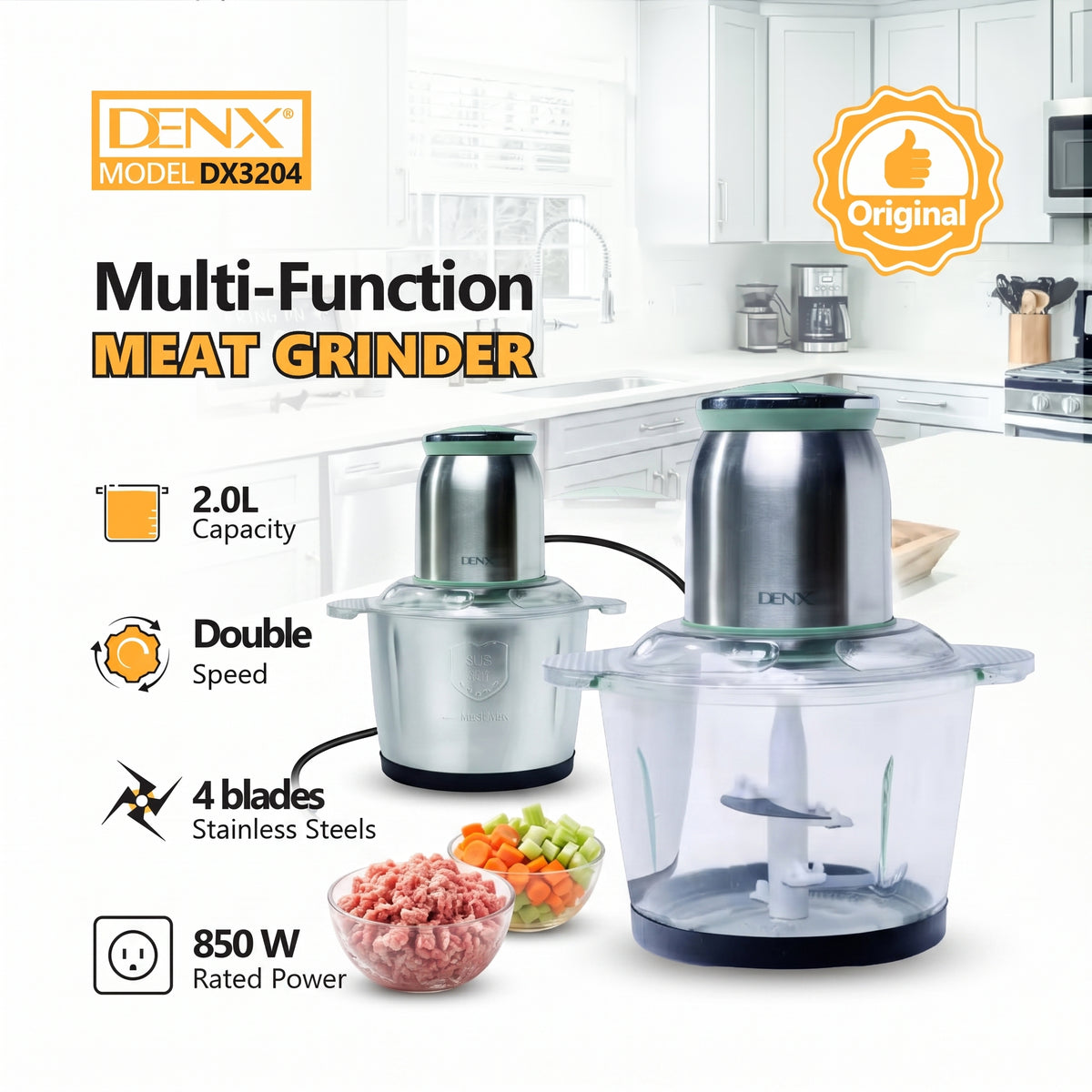 Multi-Function Meat Grinder (2L)