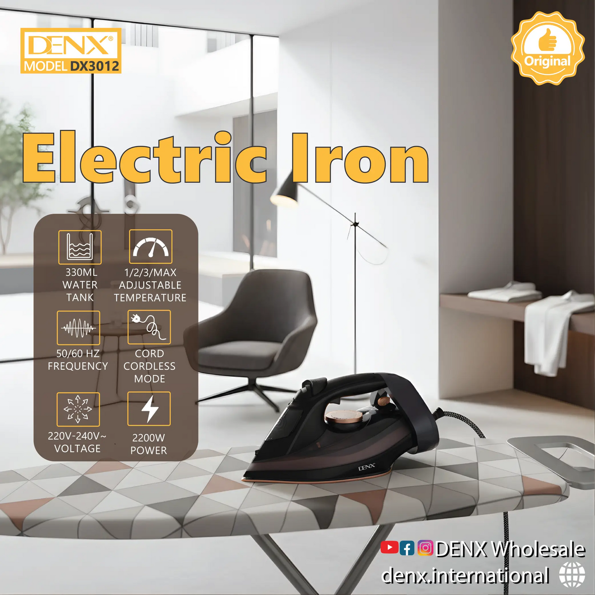 Pro-Power Hybrid Cordless & Corded Iron