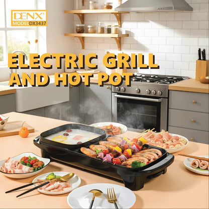 Electric Grill and Hot Pot (2-in-1)