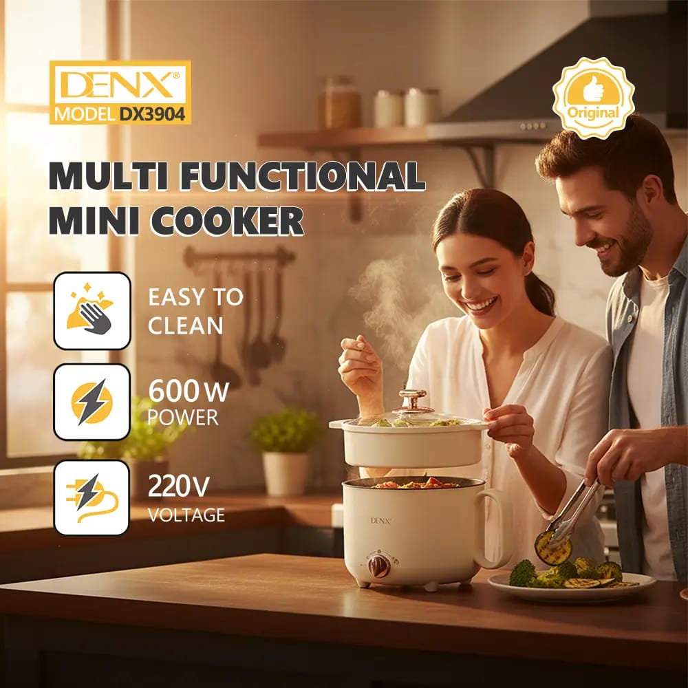 Multifunctional Mini Cooker - 1.8L + 1.5L