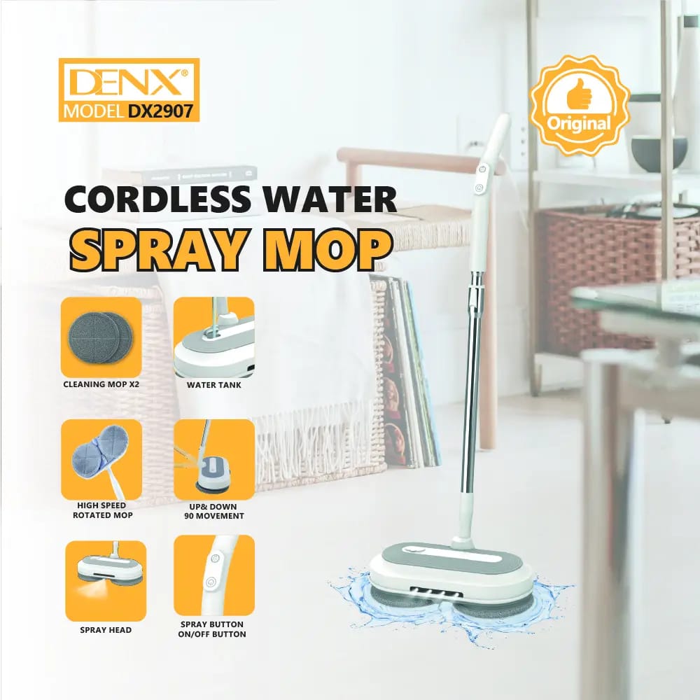 Cordless Water Spray Mop  Model No.: DX2907