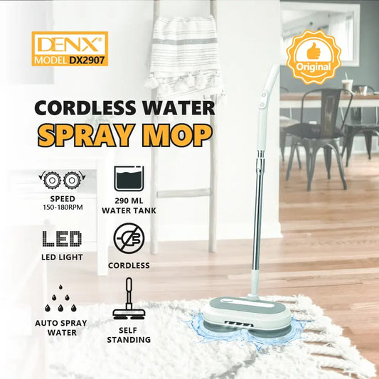 Cordless Water Spray Mop  Model No.: DX2907