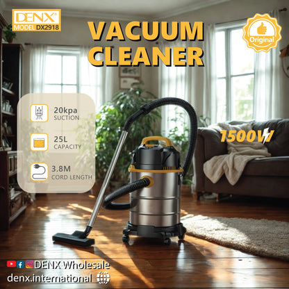 High-Capacity Drum Vacuum Cleaner  Model No.: DX2918