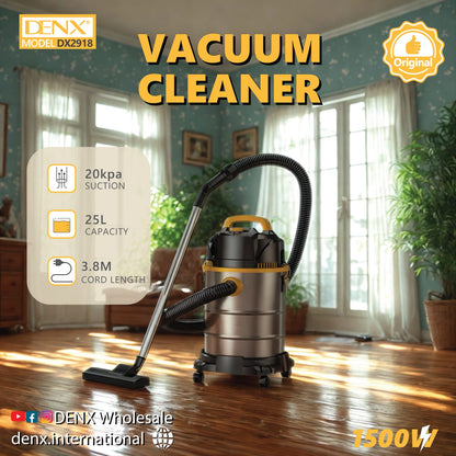 High-Capacity Drum Vacuum Cleaner  Model No.: DX2918