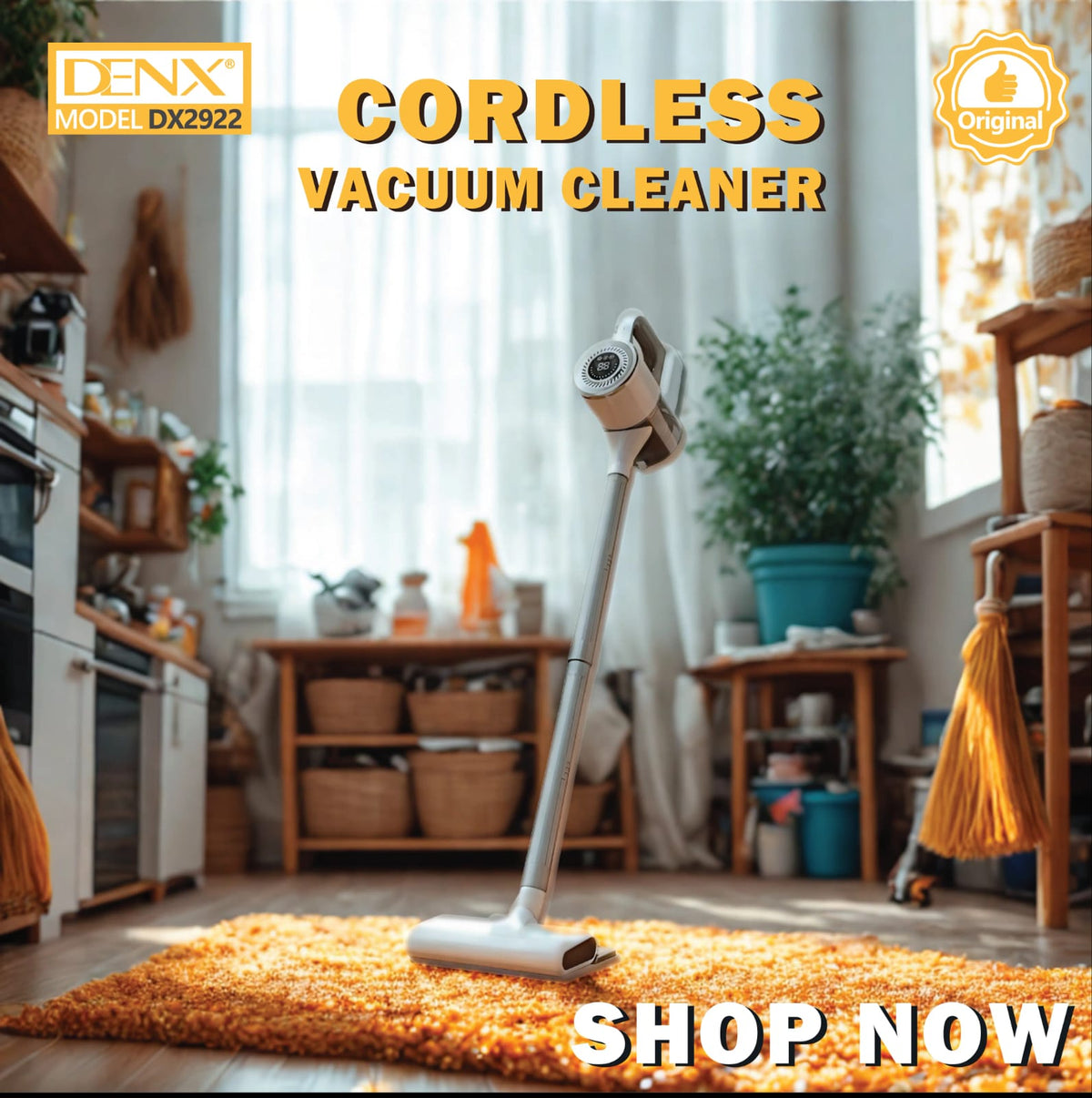 Cordless Handheld Vacuum  Model No DX2922