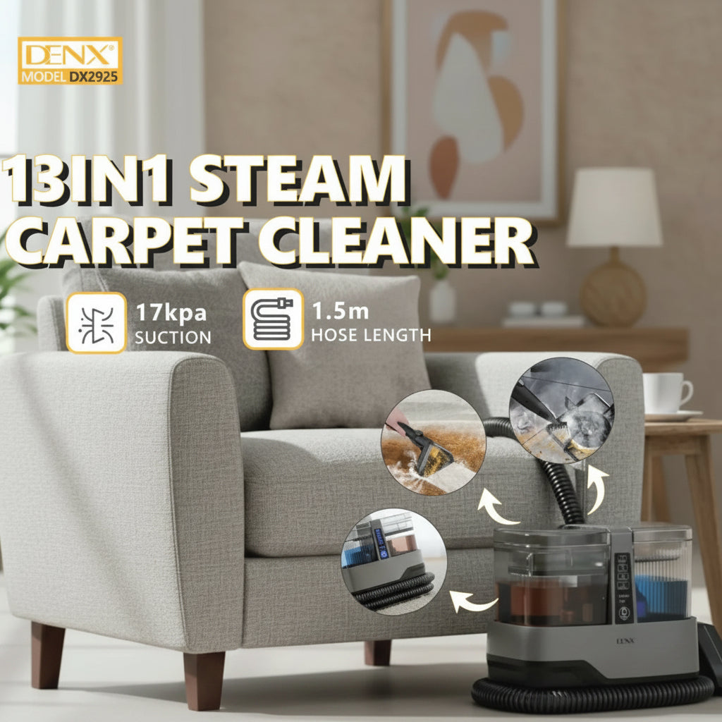 13-in-1 Steam Carpet Cleaner  Model No DX2925