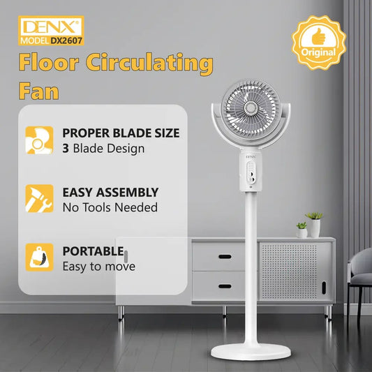 Smart Circulating Floor Fan  Model No DX2607