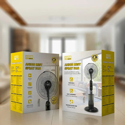 Mist Spray Fan with Anion  Model No DX2577