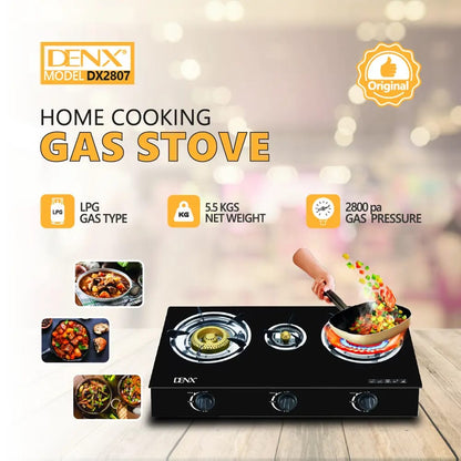 Double Burner Gas Stove  Model No DX2807
