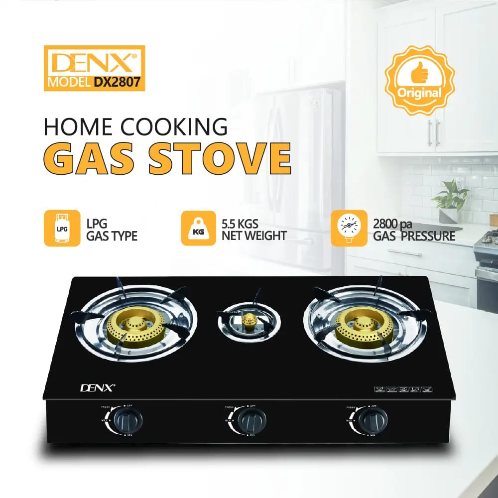 Double Burner Gas Stove  Model No DX2807