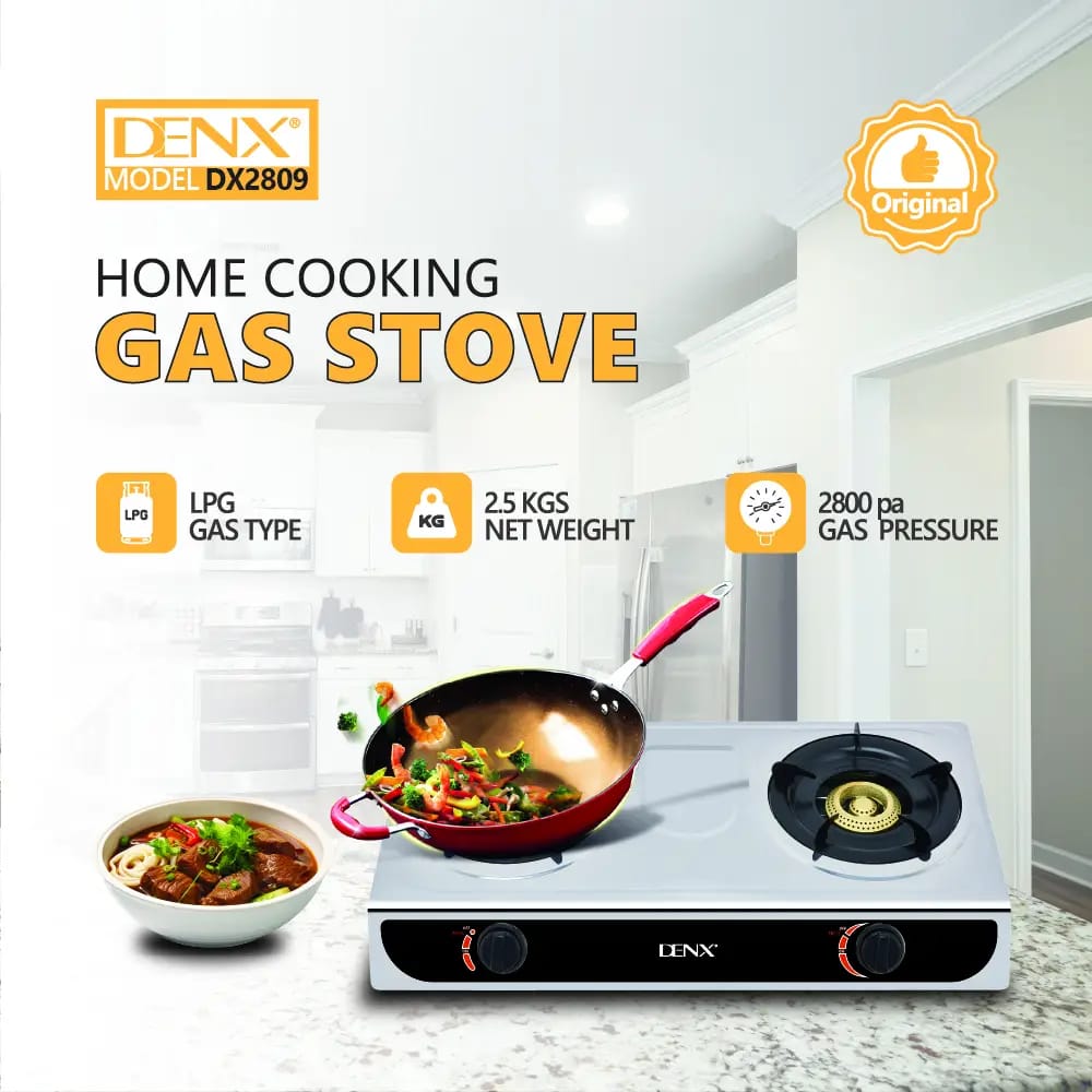 Lightweight Stainless Steel Gas Stove  Model No DX2809