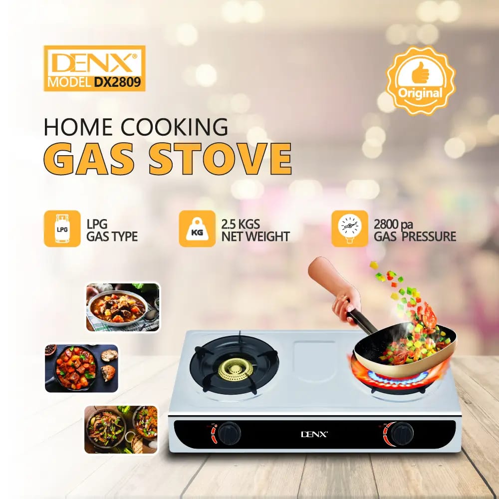 Lightweight Stainless Steel Gas Stove  Model No DX2809