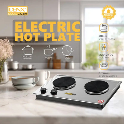 Dual Hot Plate Stove  Model No DX2819