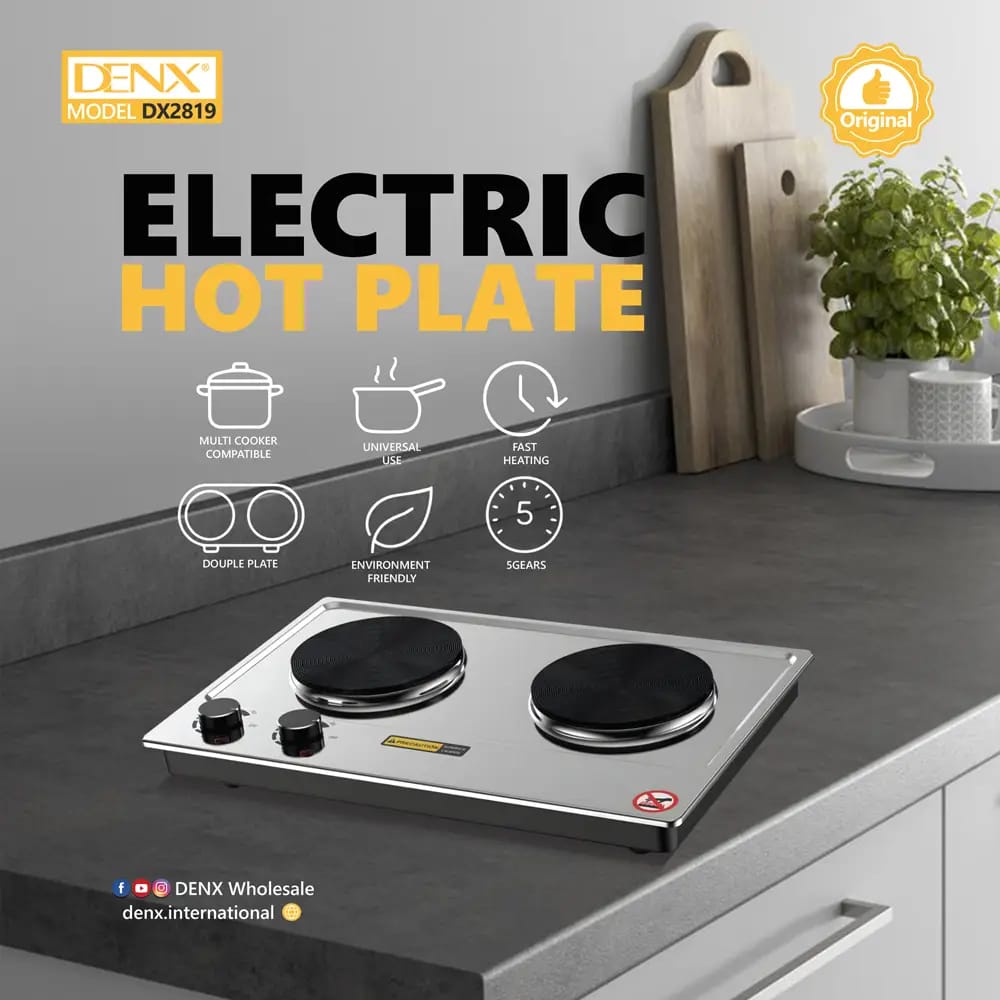 Dual Hot Plate Stove  Model No DX2819
