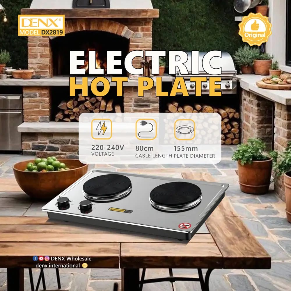 Dual Hot Plate Stove  Model No DX2819