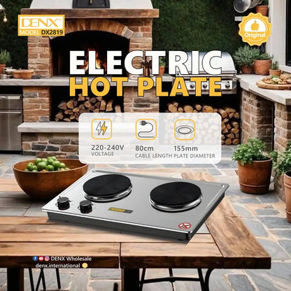 Dual Hot Plate Stove  Model No DX2819