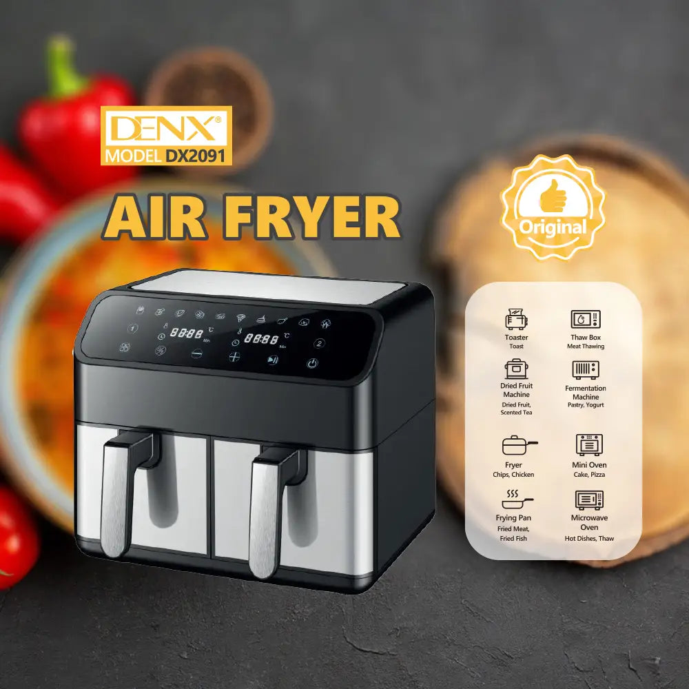 (4L+4L) Double Basket Air Fryer